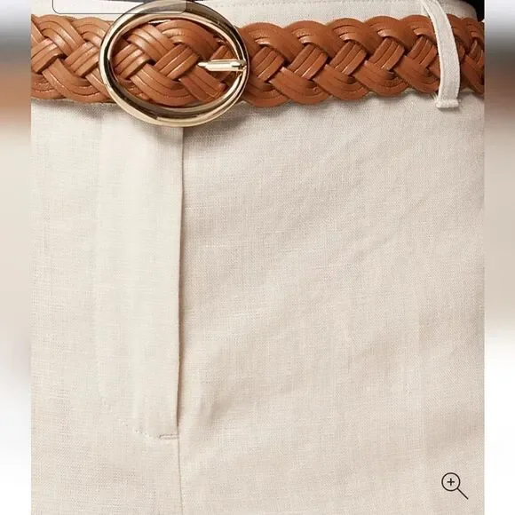 J. Crew Linen 6" Harbor Honey Brown Shorts Sz XSMALL NWT - Picture 4 of 7